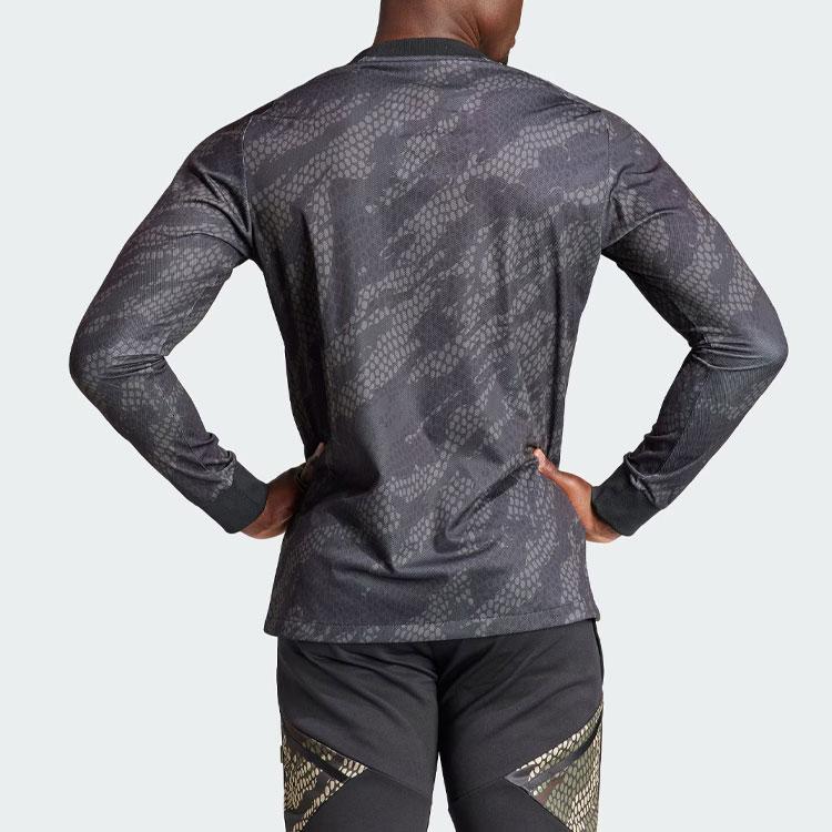 Adidas Футбольная рубашка с длинным рукавом X Maharishi Arsenal с полным принтом, мужские топы, черные IN4757