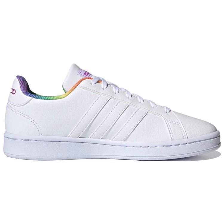 Adidas Женские кроссовки Grand Court Rainbow Pride White Cloud-White H01054