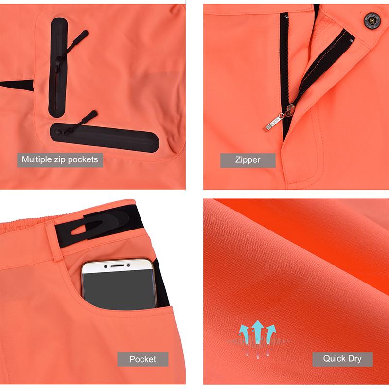 Велосипедные шорты WOSAWE, мужские повседневные шорты для езды на горном велосипеде, дышащие, свободного покроя, быстросохнущие