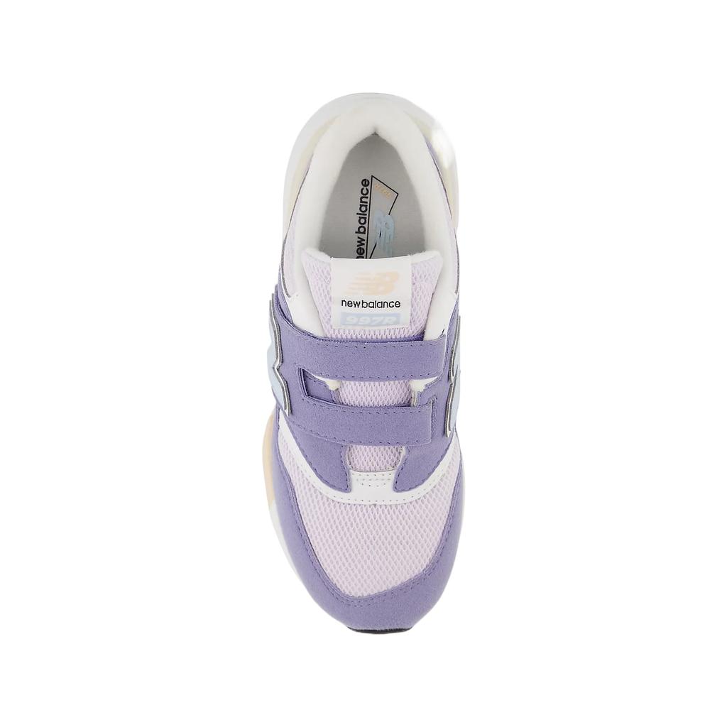 New Balance NB 997R Ретро Удобные Минималистичные Универсальные Детские Беговые Кроссовки Детские беговые кроссовки Голографический-Фиолетовый Светло-Хромовый-Синий PZ997REL