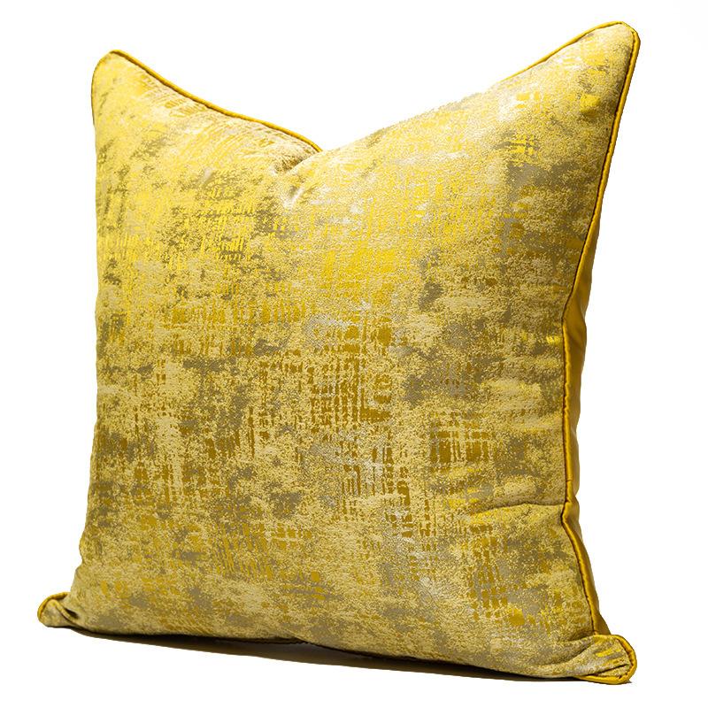 Home Decoration Throw Pillows the Latest Polyester Hotel Home Pillowcase 50*50 Christmas Gift Gold Cushion Cover Pillow Cover