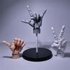 Подвижная модель руки (левая/правая) Орнамент, Модель руки 1:1, Настольное украшение, Дизайнерское изделие