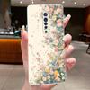 For OPPO Reno 2 Case OPPO Reno2 F Phone Case Reno2 Z Flower Butterfly Capa Coque Transparent Soft Silicone TPU Back Cover Fundas