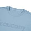 SAUCONY Современная футболка с логотипом серии Binzhou, круглым вырезом и длинными рукавами, мужские топы SA2250SW91C-BL159