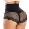 Женское утягивающее нижнее белье с высокой талией, утягивающие трусики с высокой посадкой, бесшовные сексуальные кружевные трусы, женские утягивающие трусы, корректирующее белье