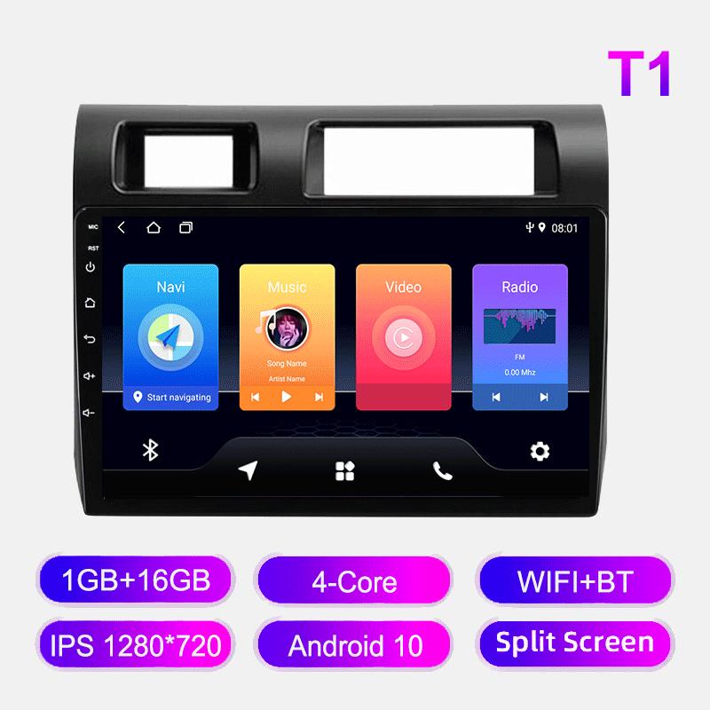 Android Car Radio For Toyota Land Cruiser LC 70 Series 2007-2020 Multimedia Player Head Unit Stereo GPS Navigation BT WIFI 1+16GB