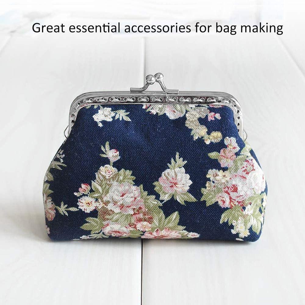 Изготовление сумок DIY Ремесло Застежка для кошелька Рамка для кошелька Рамка для сумки Застежка-поцелуй Замок Рамка для кошелька Застежка-поцелуй