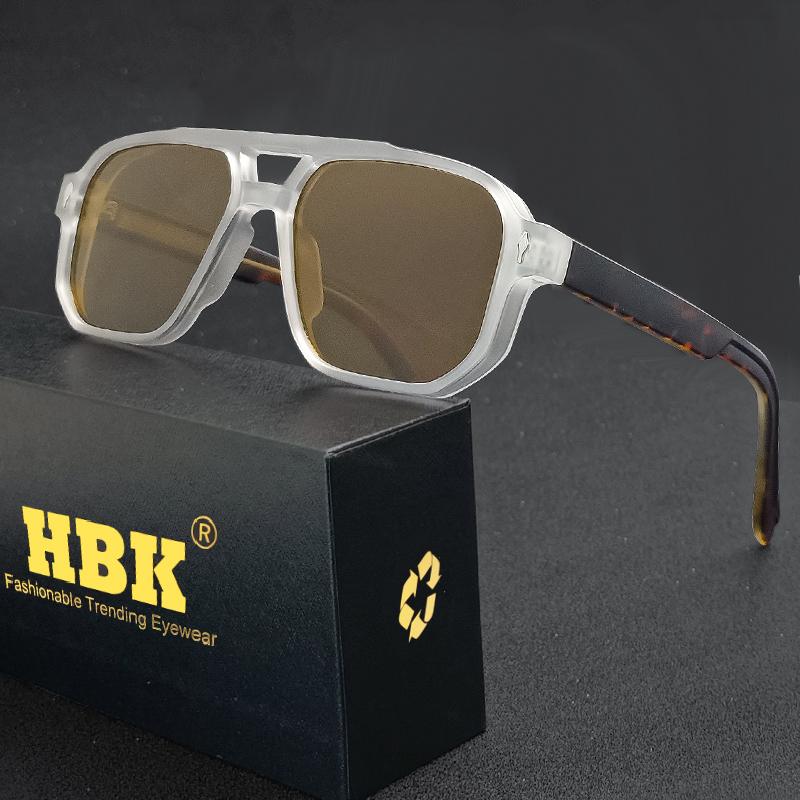HBK Модные Панк Мужские Солнцезащитные Очки UV400 Персонализированный Дизайн Пилотные Солнечные Очки Женские Для Вечеринки Путешествий Отпуска Идеальный Выбор в Качестве Подарка