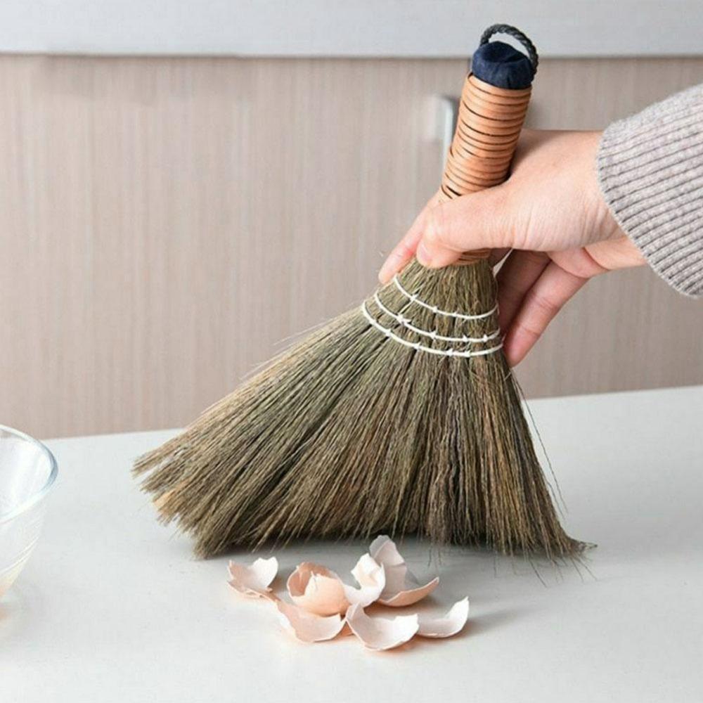 Manual Archaize Floor Cleaning Tools Soft Hair Wood Floor Sweeping Broom Clean Dustpan Sweeping
