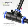 8mm pipe universal watering nozzle - automatic flower watering device with adjustable spray head for watering, irrigation-30M