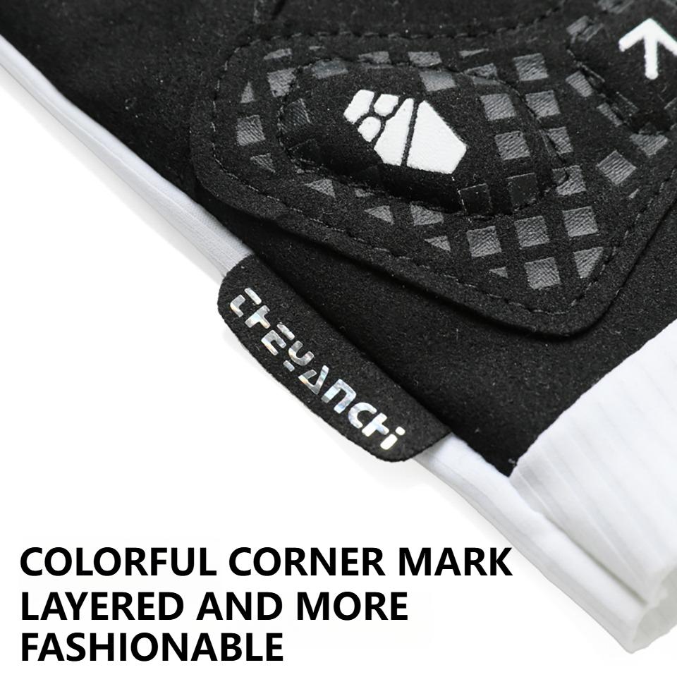 LOOGDEEL Bicycle Half Finger Breathable Gloves Cycling Fingerless Gloves Men Women Anti-slip Shockproof Short Gloves Bike Mitten 6