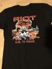 RIOT - Футболка с принтом Rock City 'U.S.'78 Tour Хлопок Для мужчин Женщин S-4XL US1090 Унисекс Футболка