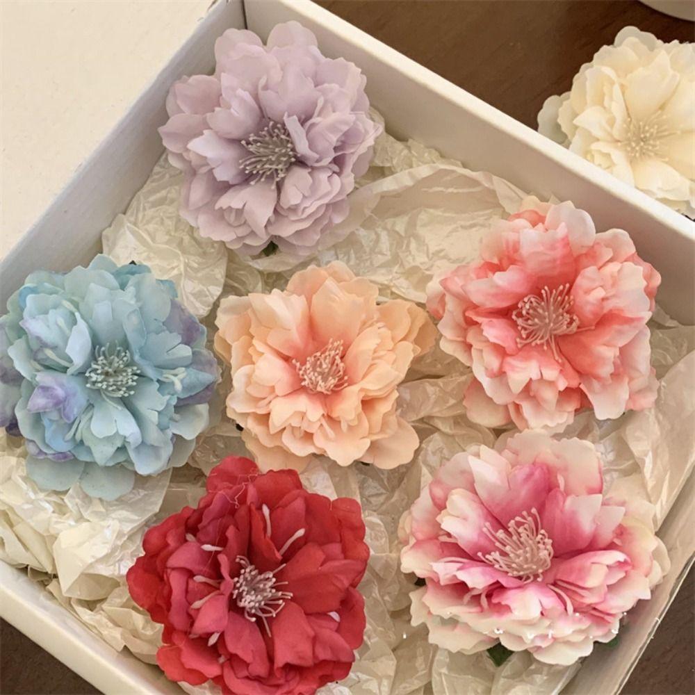 Korean Style Flower Hair Clip Bohemian Style Girl Hair Clip Simple Rose Hairpin Girl