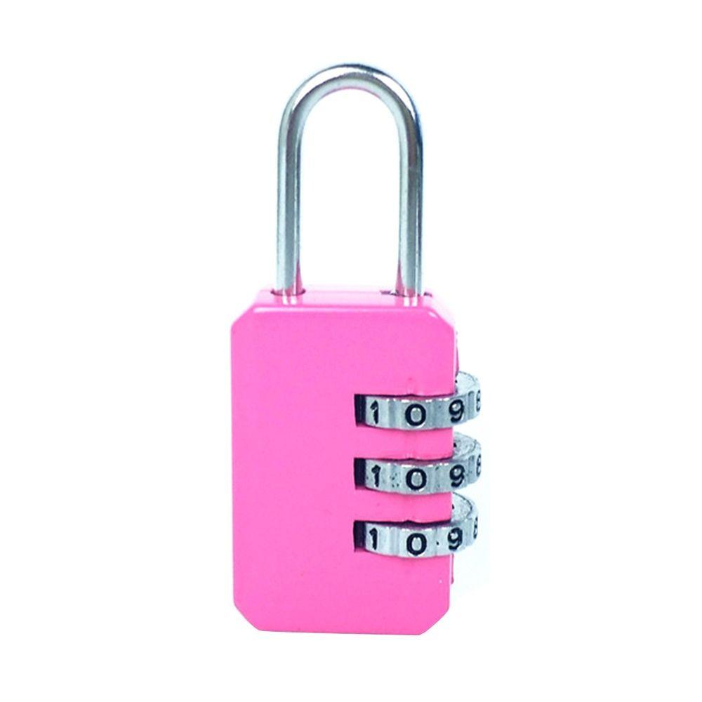 Combination Lock Backpack Zipper Lock 3 Digit Password Lock Dormitory Cabinet Lock Luggage Padlock
