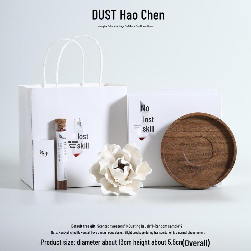 Керамический Держатель для благовоний в виде цветка, ручная работа - Китайский Аромадиффузор, Сувенир