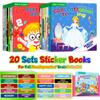 Creative Sticker Book Game Montessori Reusable Multiple Scenarios Cartoon DIY Puzzle Educational Learning Classic Toys For Kids