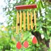 Blissful Golden Wind Chimes for Bedroom & Living Room – Tranquil Home Décor, Harmonizing Energy, Ideal Gift for Women, Men, Couples, Housewarming