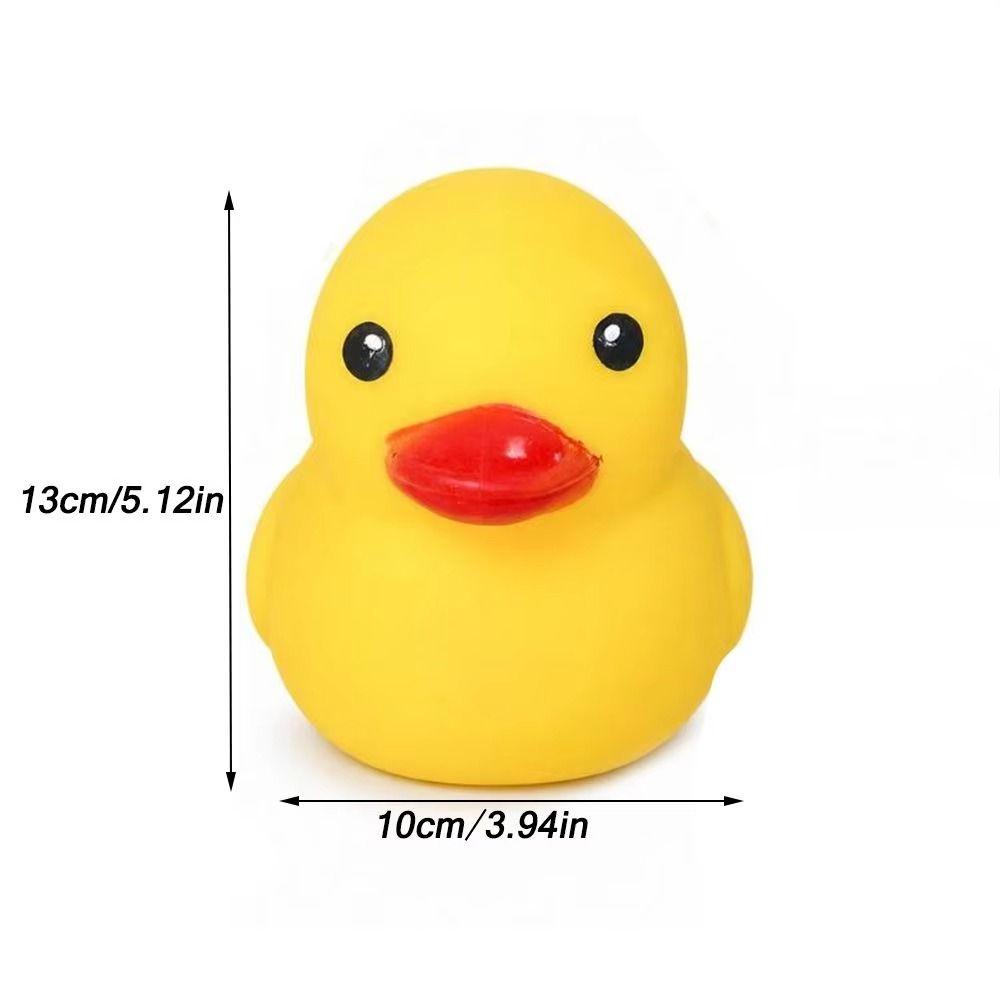 Soft Texture Duck Pinch Toy Non-Bounce Sensory Stress Toy Novelty Squishy Duck Xmas Gift
