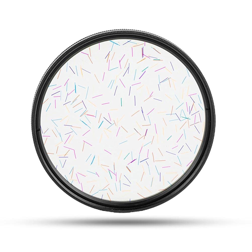 Excras K10 Crystal Special Effects Camera Circular Optical Special Effects Filter for Film Rainbow Rainbow Photography Beautiful Filter, Prism, Prism,