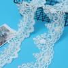 Car Bone Lace Embroidery Lace Accessories Book White Transparent Piece Lace Wedding Veil Embroidery Accessories 16Cm
