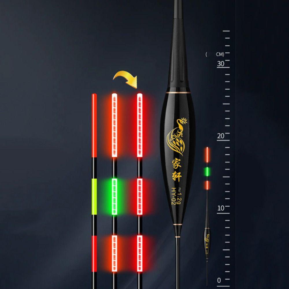 Long Tail Electronic Fishing Float 2 Light Rock Fishing Floats New Light Float  Night Fishing