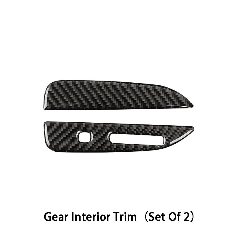 Наклейка на внутреннюю отделку из углеродного волокна, стиль украшения, автомобильные аксессуары для Ford Mustang 2015-модификация интерьера