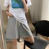 Женские повседневные спортивные шорты А-силуэта с высокой талией - Petite, Свободный крой, Модный летний стиль