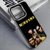 N-NirvanaS Цветной Серебряный Чехол для Телефона Рок-Группы для iPhone 17/16/15/14/13/12/11 pro Max Совместим с Несколькими Моделями