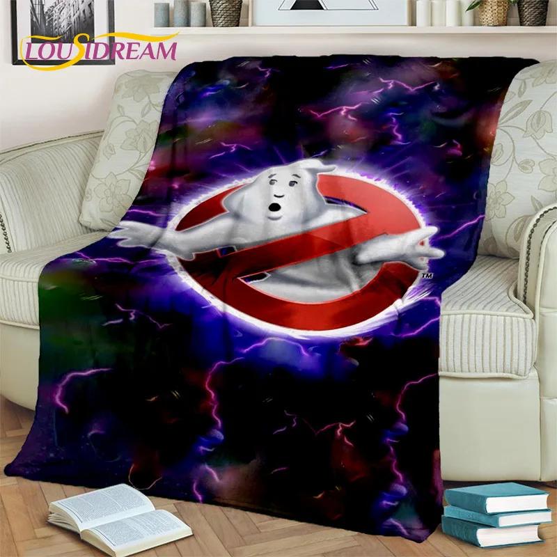 Одеяло G-Ghostbusters с героями мультфильмов, мягкое фланелевое одеяло для дома, спальни, кровати, дивана, пикника, офиса, пешего туризма, отдыха, сна, подарок