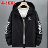 10XL 9XL Большие размеры Летние куртки Мужские Защита от солнца Кожаные куртки Ультралегкие Куртки с капюшоном Ветровки Мужские Большого размера 8XL Куртки