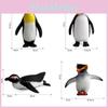 Очаровательная фигурка пингвина из ПВХ Разнообразие дизайнов для любителей морских животных и коллекционеров