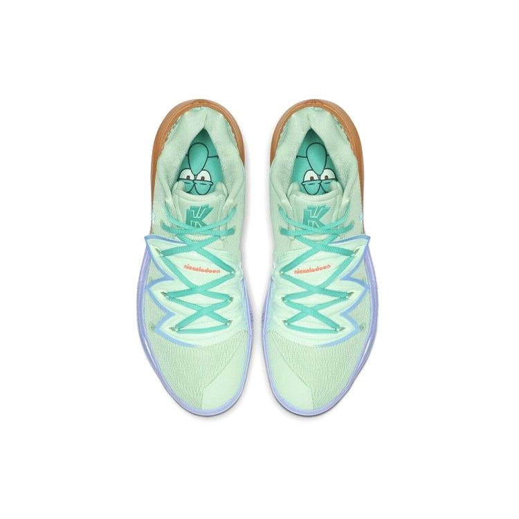 SpongeBob SquarePants x Nike Kyrie 5 Squidward Мужские Кроссовки Синий Морозный Еловый Алюминий CJ6951-300