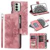 For Xiaomi Redmi 15 5G (EU) (171mm)/4G (EU) (171mm) Wallet Case Mandala Flower Pattern PU Leather Phone Cover with Wrist Strap