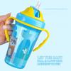 Kids Bottle Double Handle Large Capacity BPA Free Infant Straw Water Bottle for Toddler