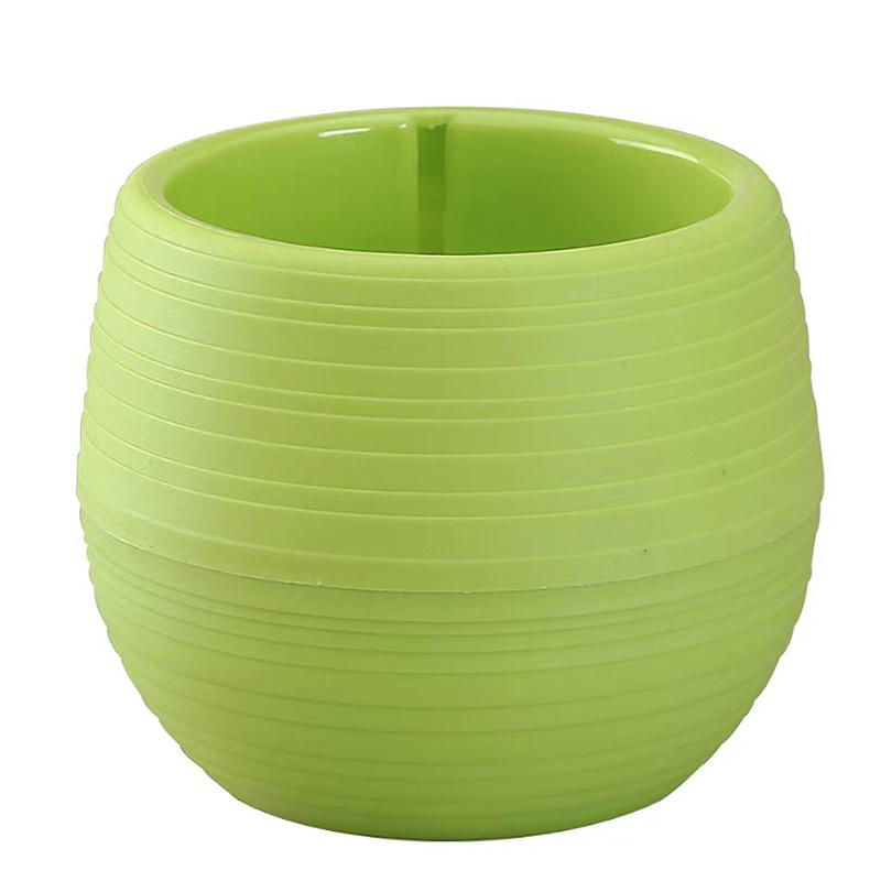 Mini Resin Stone Ball Flower Pot Multiple Colors Automatic Water Storage for Succulent Fleshy Potted Plants Home Garden Supplies