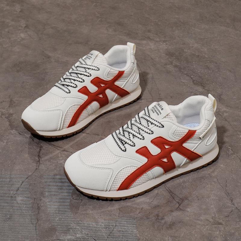 2025 лето новая корейская версия дышащая женская обувь из хлопчатобумажной ткани ins tide студенческая спортивная обувь для бега повседневная женская обувь LF918