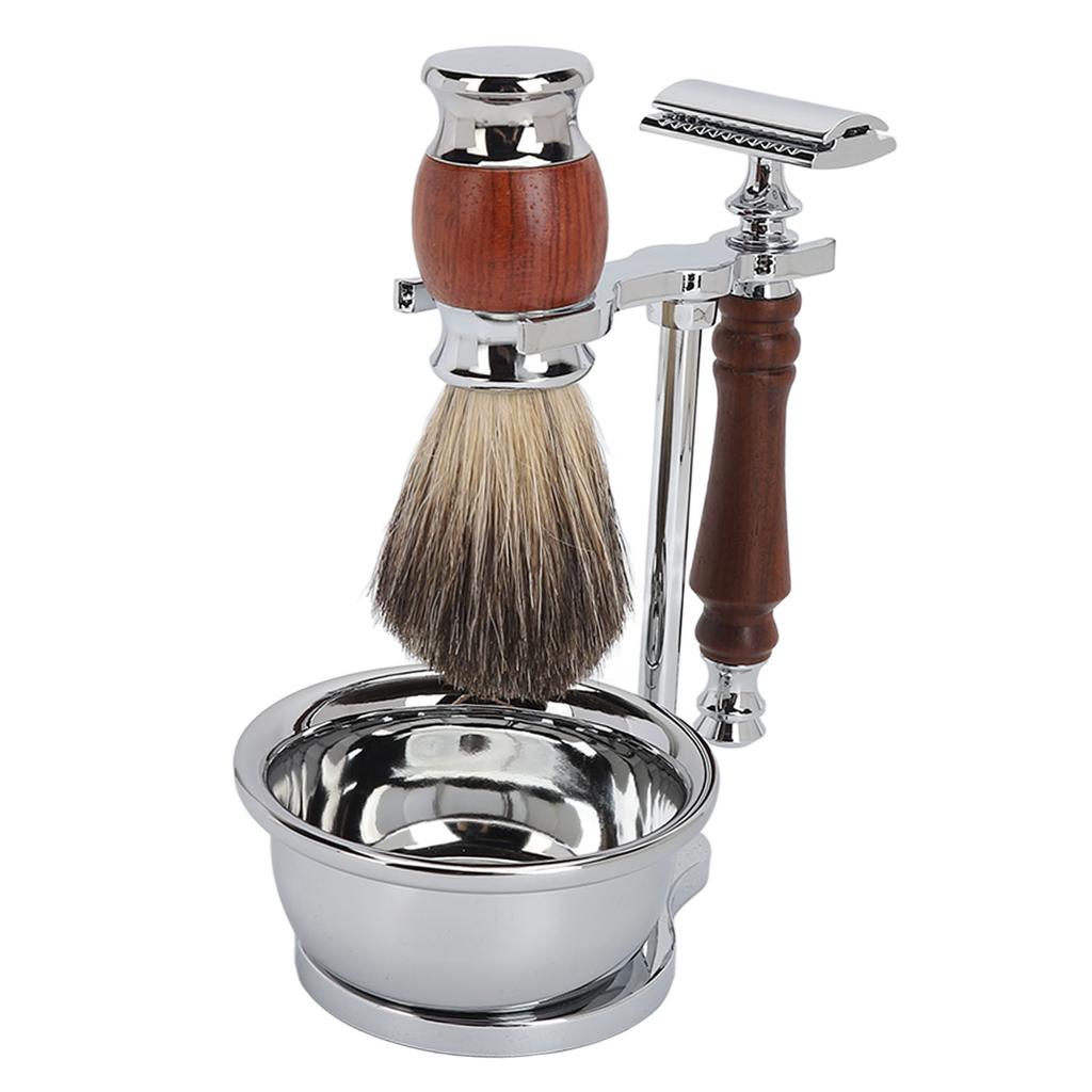Бритвенный помазок, мыльница, подставка, набор, ручной набор для бритья из сплава, для ухода за бородой, мужской подарок