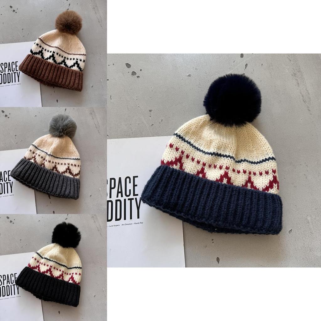 Knit Hat For Women Winter Earflap Beanie With Acrylic Material For Casual Comfort