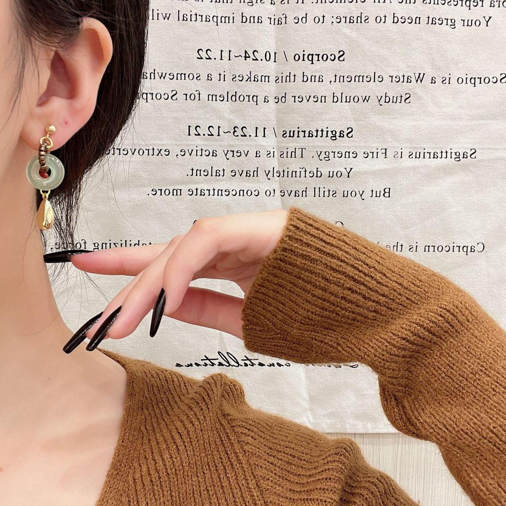 Серьги-кисточки из золота и бриллиантов в этническом стиле в стиле ретро — изысканная роскошь высокого класса для удачи в Новом году