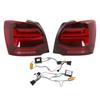 VLAND Full LED Tail Lights Cherry Red Lens Dynamic Turn Signal Lamp IP67 Waterproof для RHD