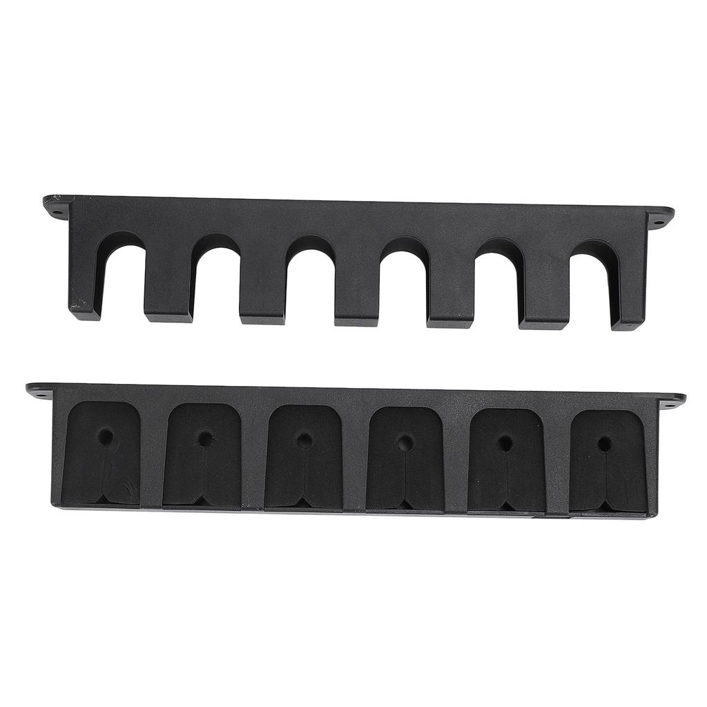 2шт держатель для удочки настенный 6 отверстий вертикальный горизонтальный стойка для удочки для гаража сарая