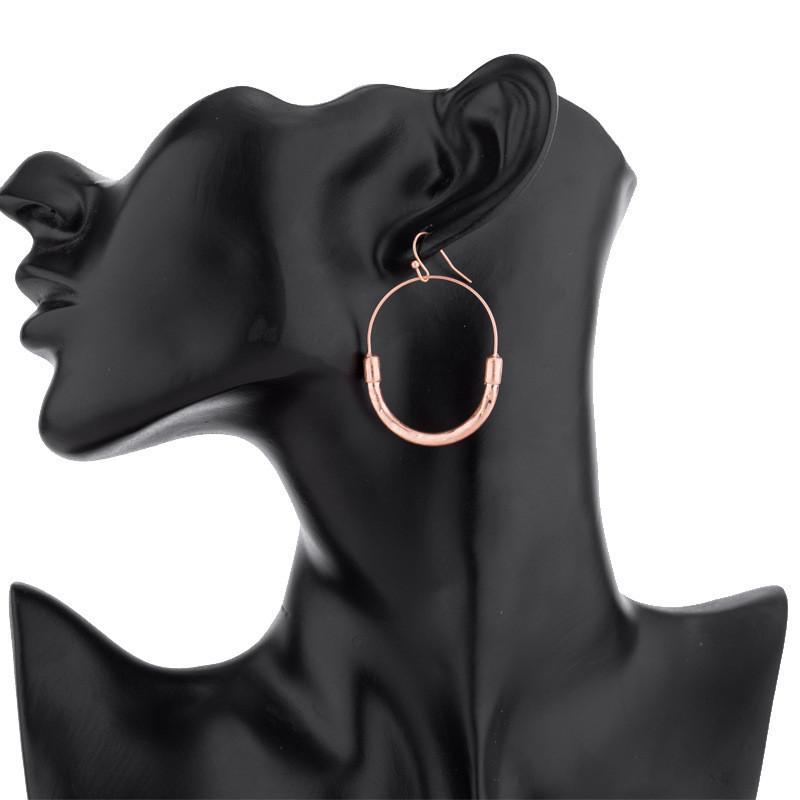 Geometric Earrings Stylish For Women Chic Alloy Modern Accessories Fashion