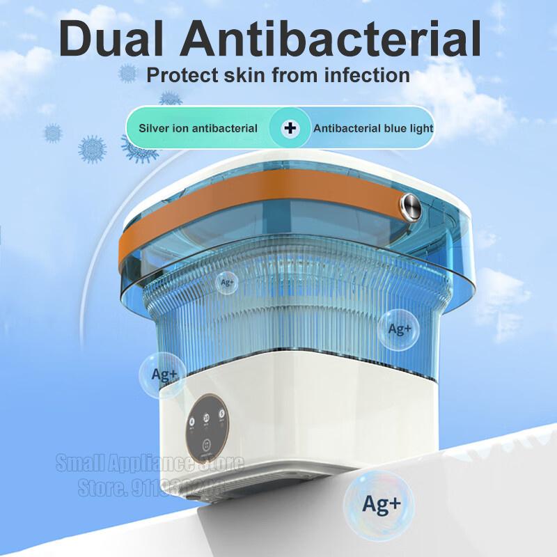 Портативная складная стиральная машина Мини-сушилка для общежития Студенческое нижнее белье Трусы Аренда Прачечная для путешествий Бытовая техника ЕС