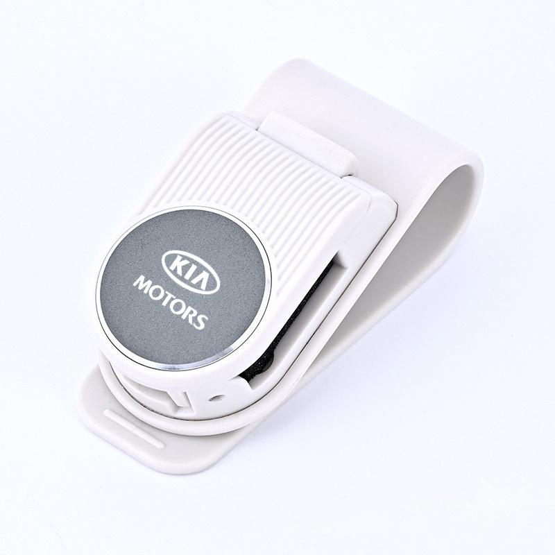 Keyring Car Sun Visor Glasses Clip Multifunctional Sunglasses Holder For KIA KN Pegas Sorento Soul Cerato Sportage OptimaNiroKX5 rnqt40