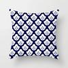 Blue White Porcelain Print Cushions Case Bohemian Style Mandala Geometry Pillows Case Modern Fashion Sofa Chairs Throw Pillows