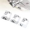 Multi-Size 1/2 3/4 1 Inch 13 19 25mm Metal Wide Rolled Hem Presser Foot Low Shank Sewing Machine