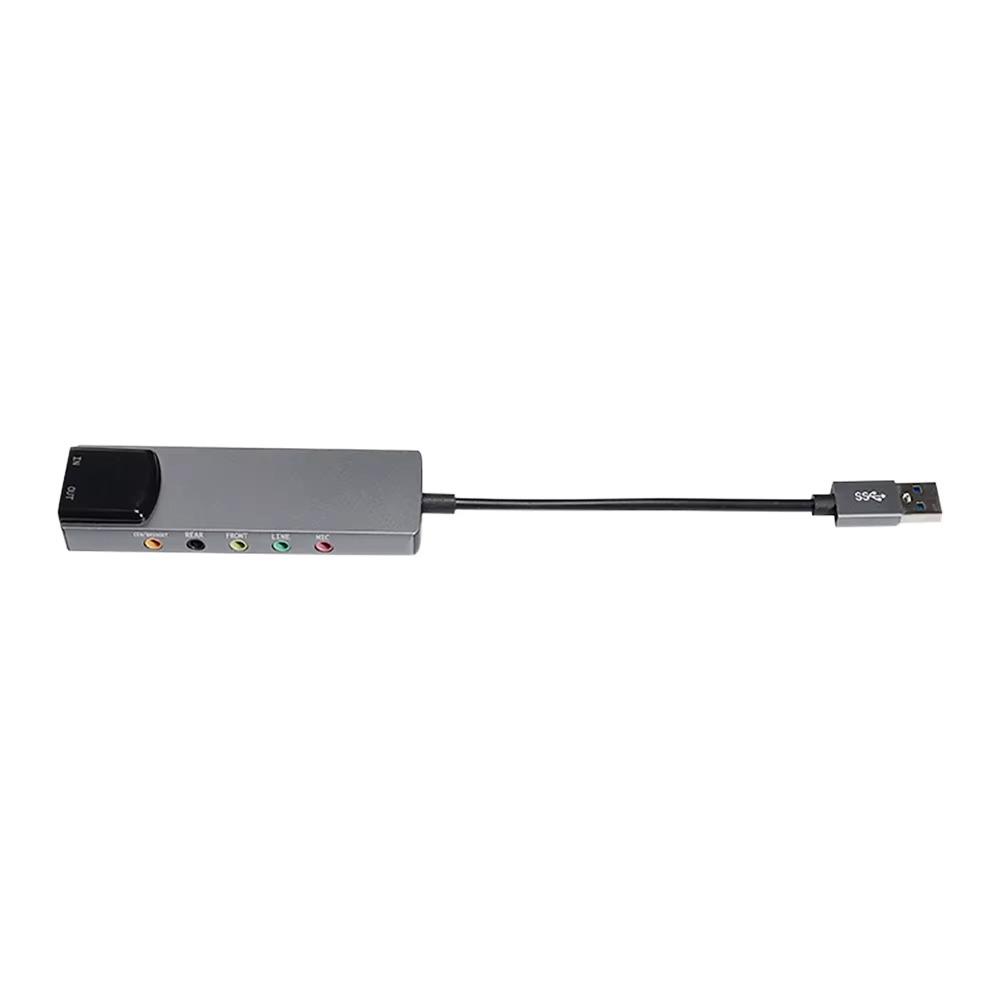 Внешняя звуковая карта USB, оптоволоконная звуковая карта SPDIF, адаптер для наушников AC-3 DTS, 7.1 5.1-канальная звуковая карта, оптический адаптер для ноутбука