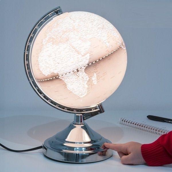 Lamp Planet Earth Terrestrial Globe Planisphere Luminous