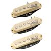 Wilkinson M Series High Output Alnico 5 Stratocaster Pickup Set, Cream