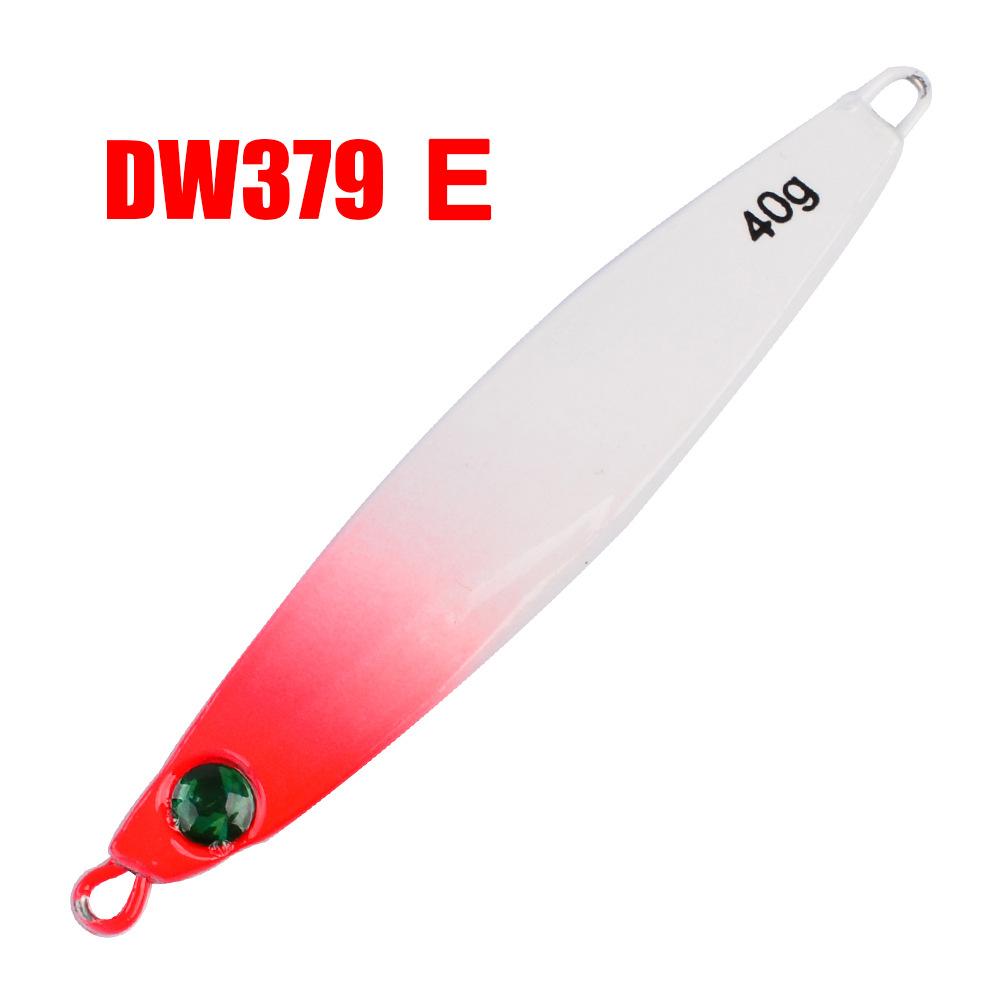 Lure Colorful Prismatic Bait Biomimetic Hard Bait 5 Color Lead Fish DW379-40G